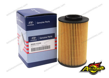 El elemento filtrante del aceite de motor de Hyundai 26320-3C250 asegura la operación del sistema lubricante