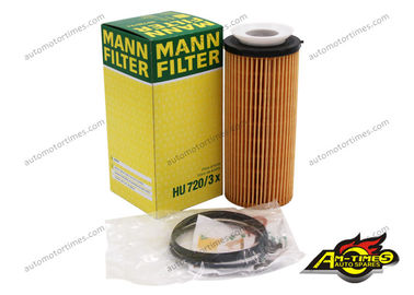 Filtros de aceite automotrices HU720/3X del coche del motor usados en el sistema lubricante para BMW X5/E70